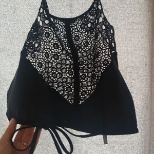 Black bikini top new